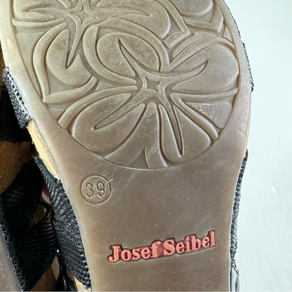 Josef Seibel Lace Up Front Heeled Sandals Size 39 - Picture 7 of 8
